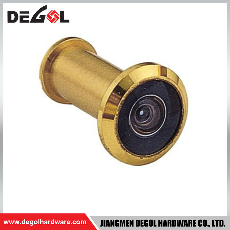 Jiangmen Degol Hardware Satin nickel finish brass door viewer Jiangmen Degol Hardware Visor de puerta de latón con acabado en níquel satinado
