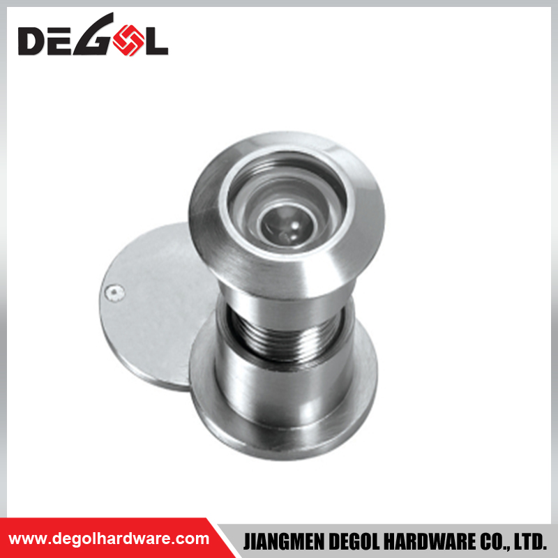 Jiangmen Degol Hardware Satin nickel finish brass door viewer Jiangmen Degol Hardware Visor de puerta de latón con acabado en níquel satinado