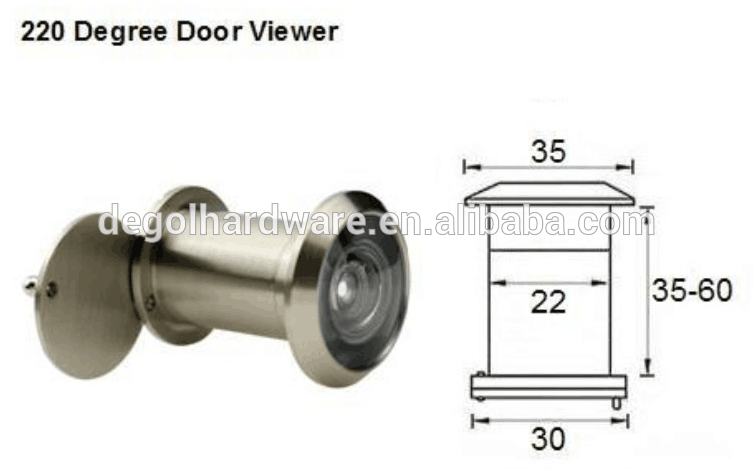 door viewer with cover visor de puerta con tapa
