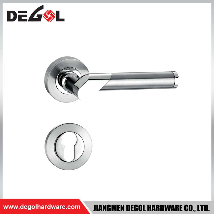 Tubular Zinc Alloy Lever Door Handle Manija de puerta de palanca tubular de aleación de zinc