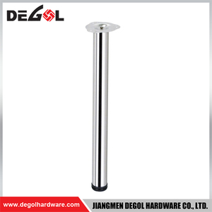 Round long cast iron height adjustable table leg for sale