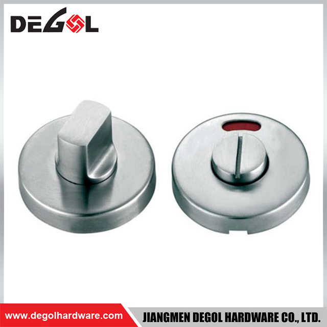 TT1004 Metal thumb turn indicator bathroom door lock for public toilet