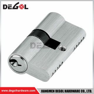 CY1001 60/65/70/75/80mm Europe Profile Brass Lock Cylinder Single Open