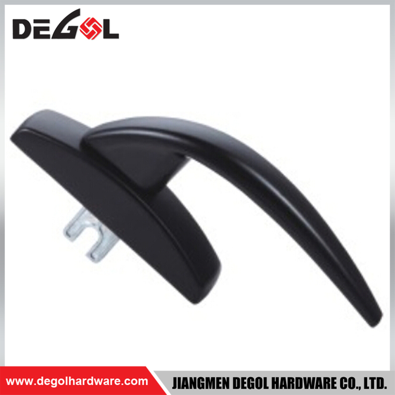 China supplier customized black window hardware upvc casement window lock handle