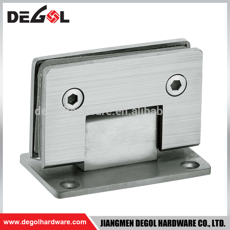 Top quality stainless steel 90 degree glass shower door hinges for sauna glass door