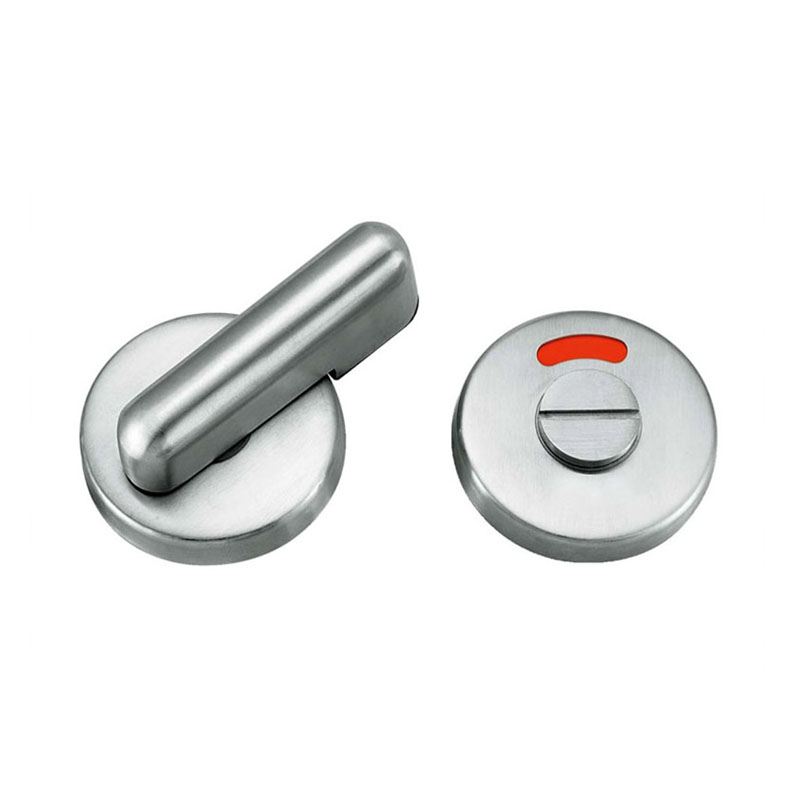 Round Toilet Partition Indicator Stainless Steel Turn Knob for WC