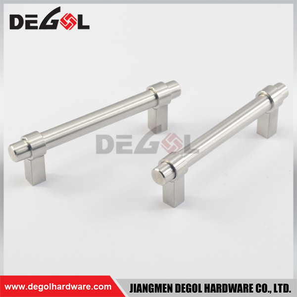 Chrome Zinc Alloy Kitchen Cabinet 128Mm Door Big Handle Pull With Shiny Crystal Diamonds 3 Size Easily Fit