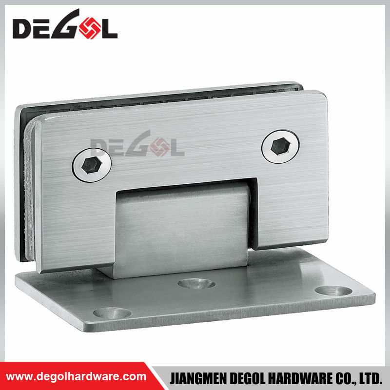 Top quality stainless steel 90 degree wall mounted adjustable shower glass door hinge