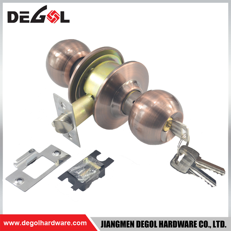 Bangladesh style China factory price modern style double sided cylindrical stainless steel door lock