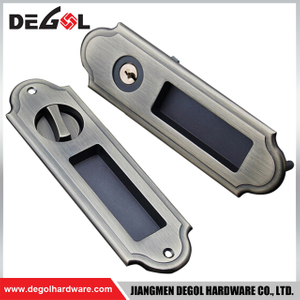 Popular sliding door locks for wooden doors hidden sliding door key lock