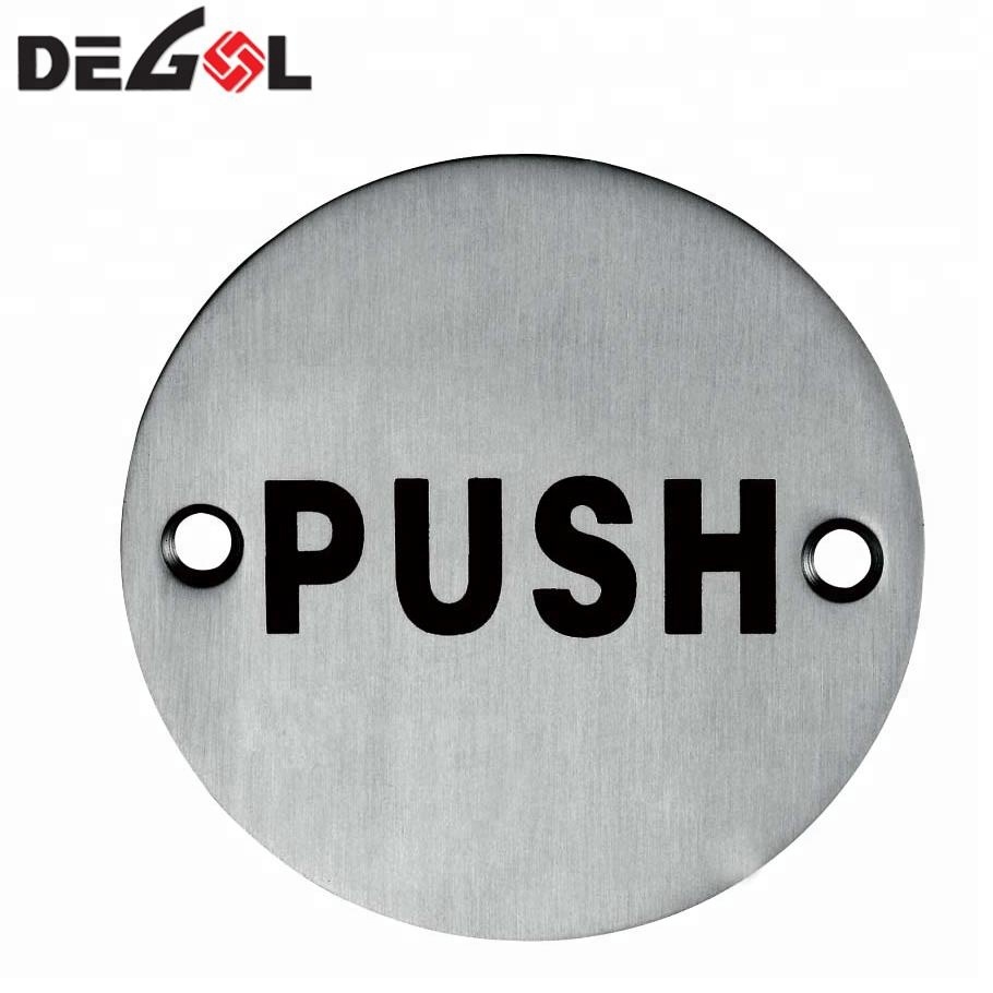 Sign Plate Type Rust-proof Plate for Washroom Door Toilet 304SS Stainless Sign Plate
