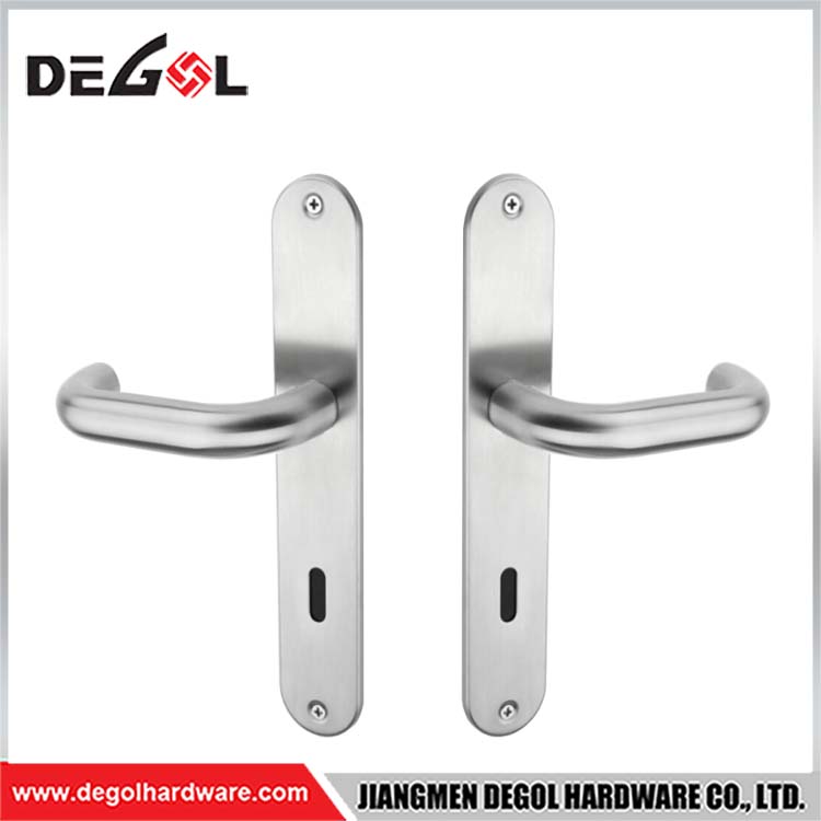 New Arrival On Rose For Interior And Exterior Zinc Door Handle Hardware