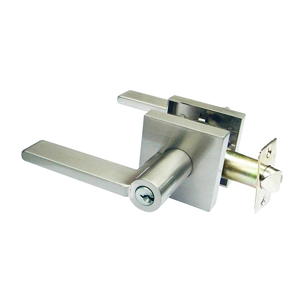 BDL1014 Popular in North American Tubular Lever Door Handle Lock for Bathroom