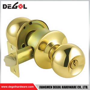 High Class Key Operating System Door Knob Lock with WC Function