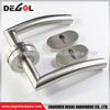 LH1012-1 Tube stainless steel lock sets door handle with special escutcheon
