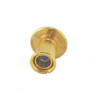 220 degree magnifier brass door viewer peephole glass lens with closer