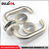Tube Lever U Shape Chrome Bathroom Door Handles