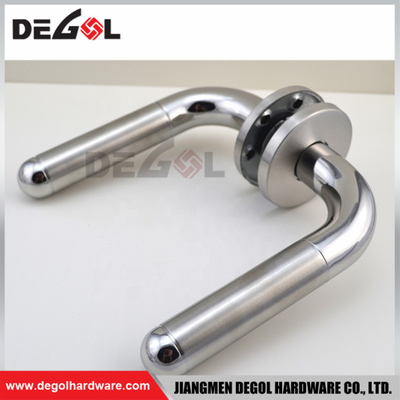 High quality simple modern style 19mm tube lever stainless steel lever door handle
