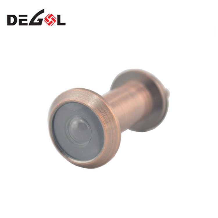 200 angle magnifier eye viewer brass door viewer peephole plastic lens