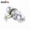 Top quality double sided high security cylindrical entrance round knobs