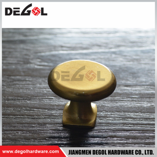 Hot Selling Square Wooden Cabinet Knob Gold