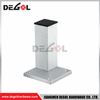 Hot sale fancy cylinder aluminum furniture leg for glass table