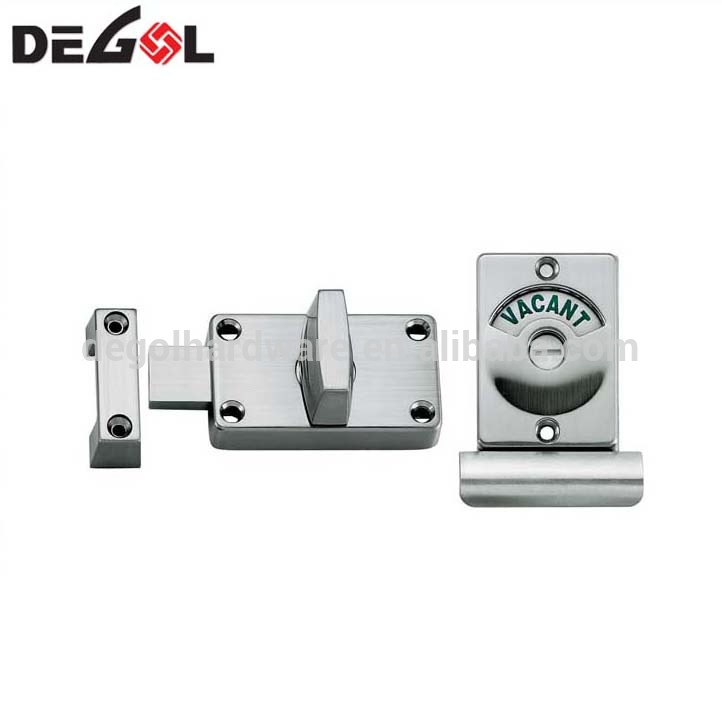 Modern design new zinc alloy toilet door bolt
