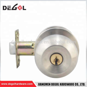 Hot sale stainless steel high security interior room tubular keyed entry door knob lock