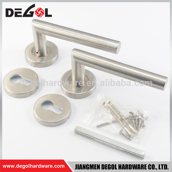China supplier heavy duty solid lever stainless steel kitchen room door handles