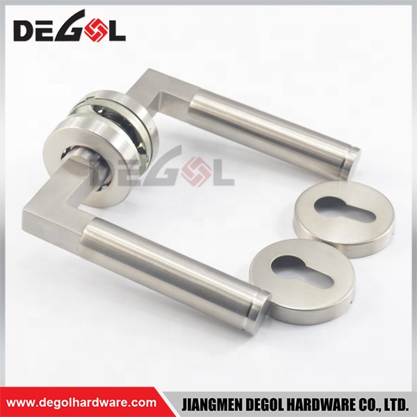 Factory simple modern style 19mm tube lever stainless steel lever door handle