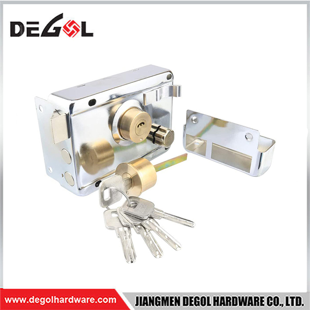 RL03 Single Cylinder Rim Lock Heavy Duty Defender Security Door Lock Hardware
