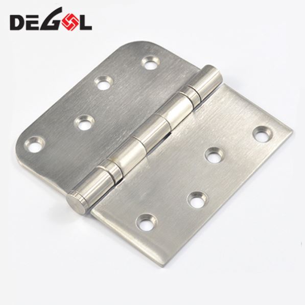 Hardware accessory furniture steel/ iron radius metal round corner spring door hinge