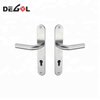 China manufacturer stainless steel solid lever type chrome plated door handle