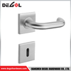 LH1122 New style stainless steel solid lever rustic door handles on rosette 