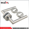 new design Stainless steel lever wooden door handle