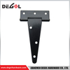 DH1204 Black Iron Heavy Duty T-Strap Shed Hinge Barn Gates Hinges