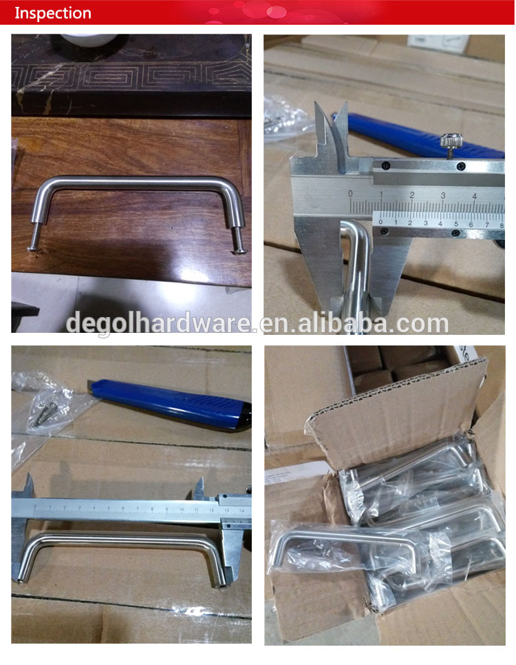 mango de copa de muebles de acero inoxidable