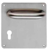 Stainless Steel SS Toilet Door Pull Handle For Screen Door On Plate