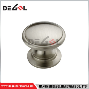 Hot sale stainless steel cheap decorative cylinder small drawer knobs for cupboard