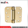 DH1202 Satin Brass iron single mortise spring door hinge adjustable self closing hinges