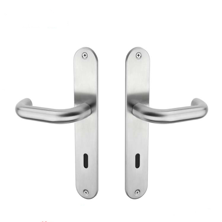 manija de puerta en placa