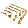 FH204 Modern Aluminum Alloy Silver Solid Cabinet Drawer Knobs Furniture Handle Pulls Hardware