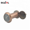 High Quality 290 degree peephole wide angle door brass viewer