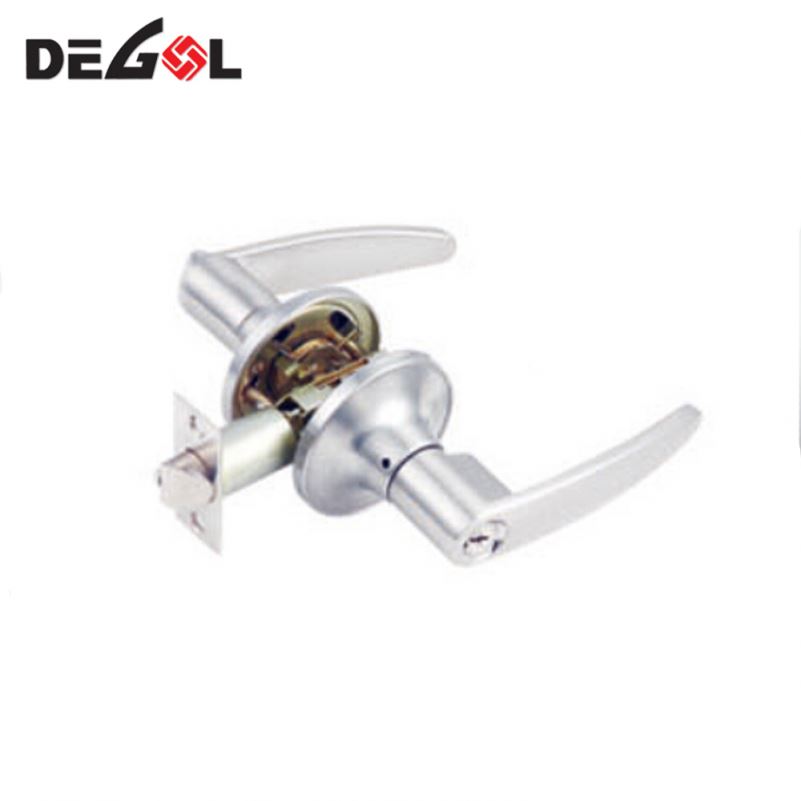 Stainless Steel Wooden Toilet Door Ball Knob,Tubular Lever Door Handle Lock