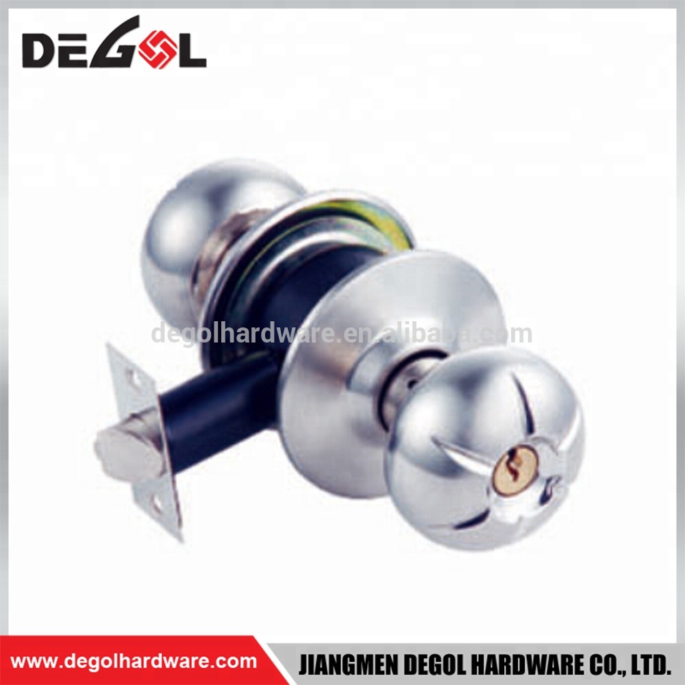 Supplier Best quality stainless steel cylindrical door knob lock for privacy door