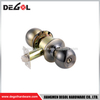 Durable Satin Steel Stainless Steel manual cylindrical door knob lock