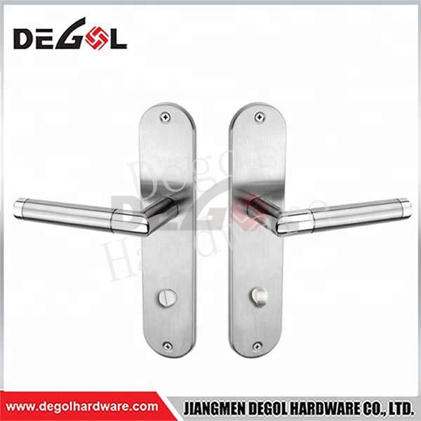 China stainless steel 201/304 door handle on plate