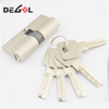  CY1005 60/65/70/75/80MM Brass Double Single Cylinder Metal Door Lock