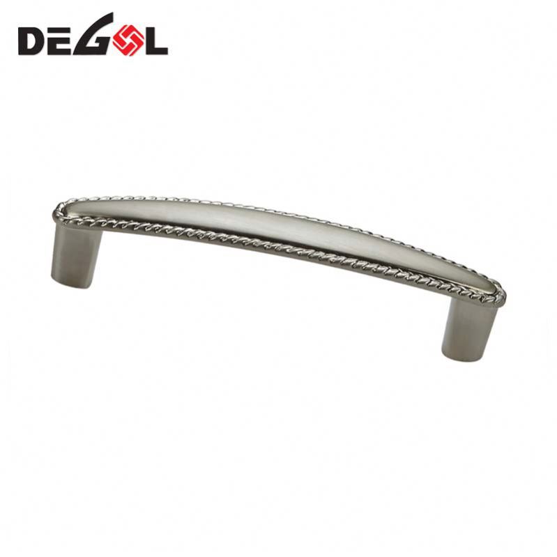 Hardware Furniture Handle Zinc Alloy Chrome Plated Cabinet Pull