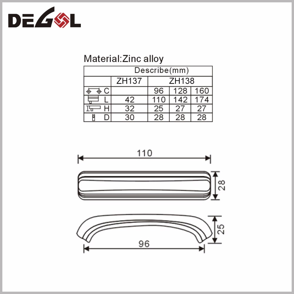tirador de muebles de taza